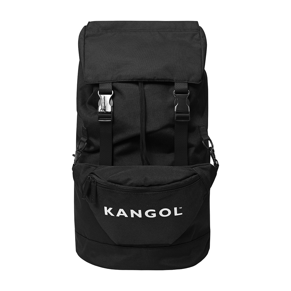 KANGOL 後背包-黑-6125174120