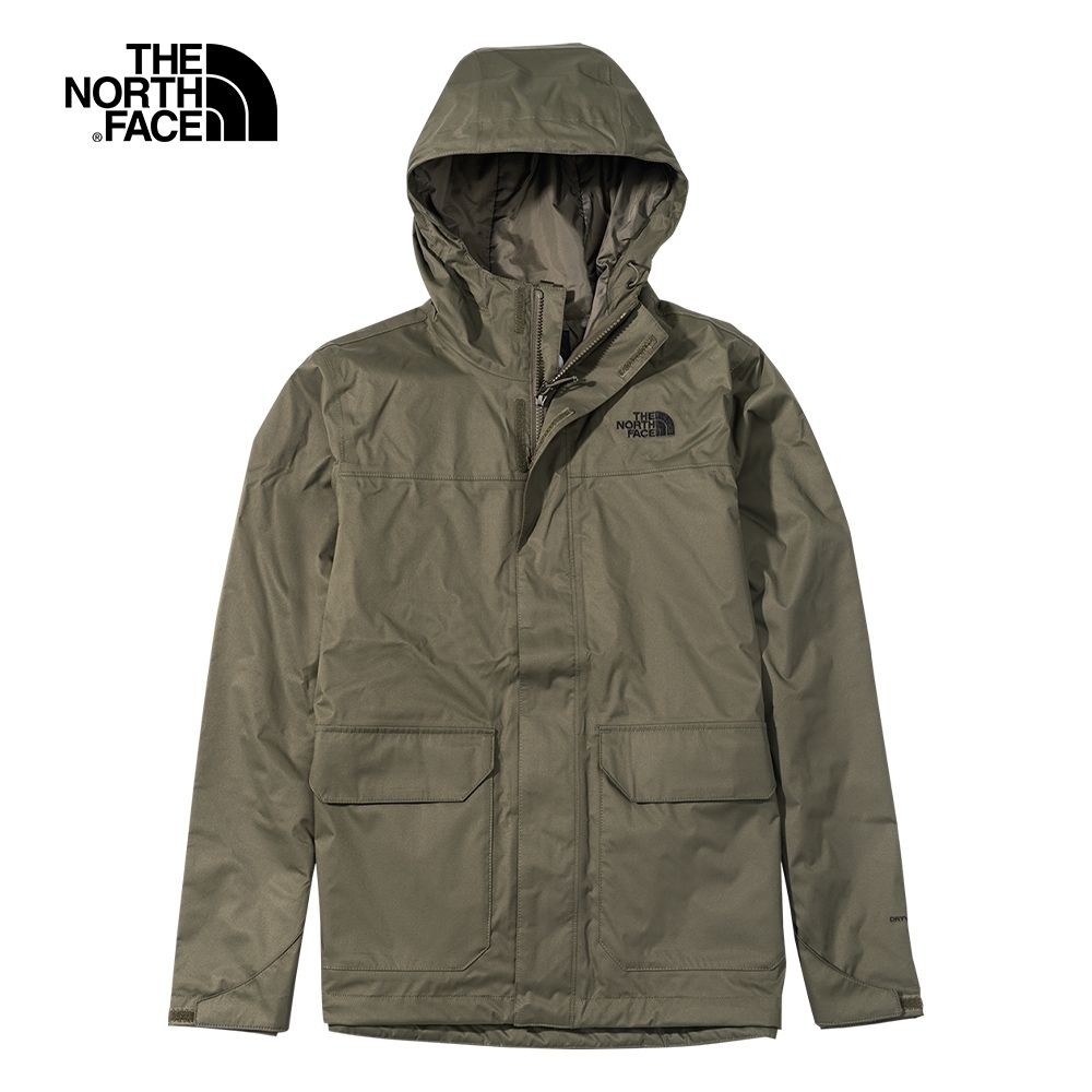 The North Face M MFO LIFESTYLE ZIP-IN JACKET 男 防水外套 綠-NF0A4NED21L