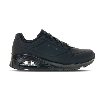 Skechers UNO SR 女鞋 黑色 輕量 透氣 舒適 寬楦 避震 氣墊 運動 休閒鞋 108021WBLK