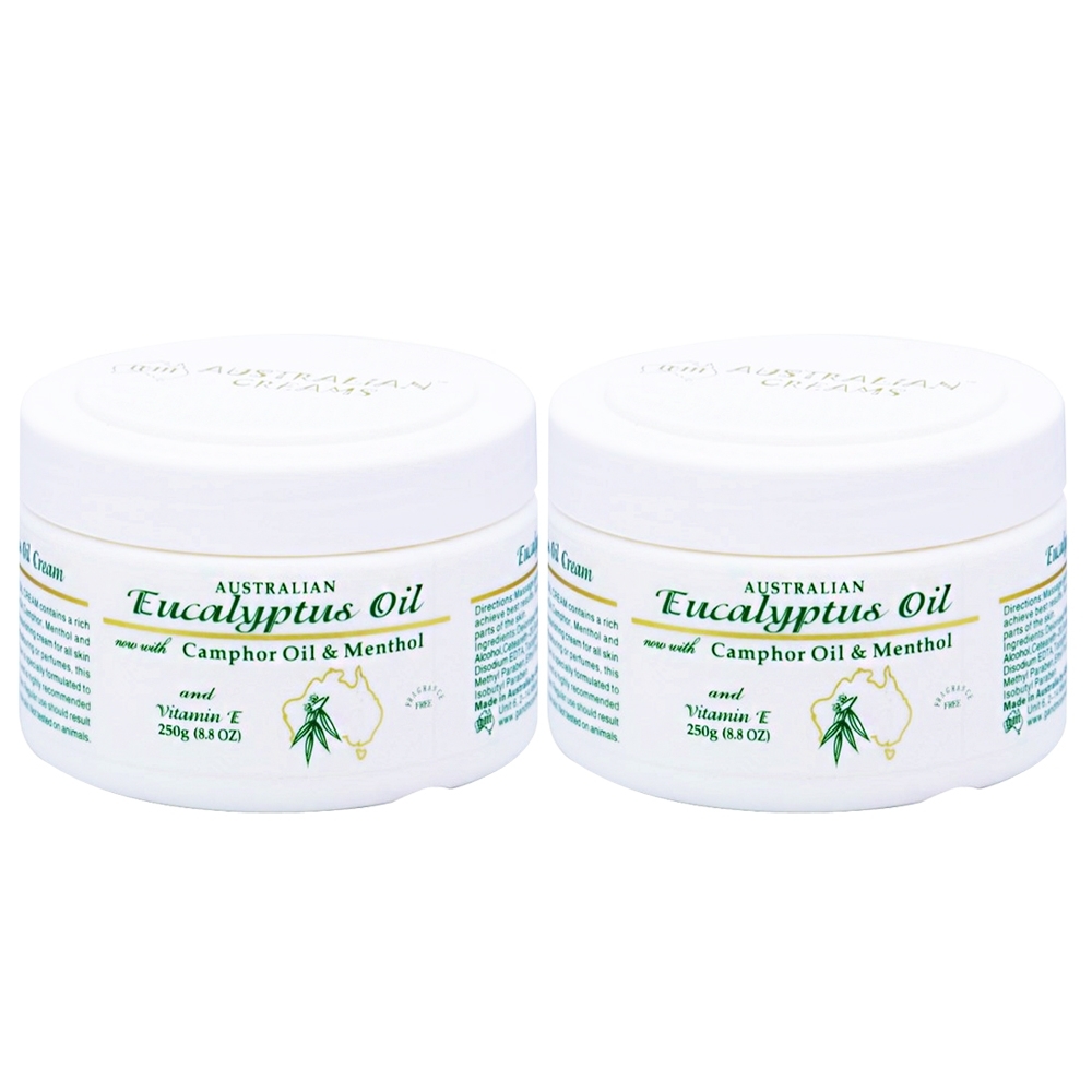 G&M Eucalyptus OilCream尤佳利精油乳霜250g2入+隨機100g1入