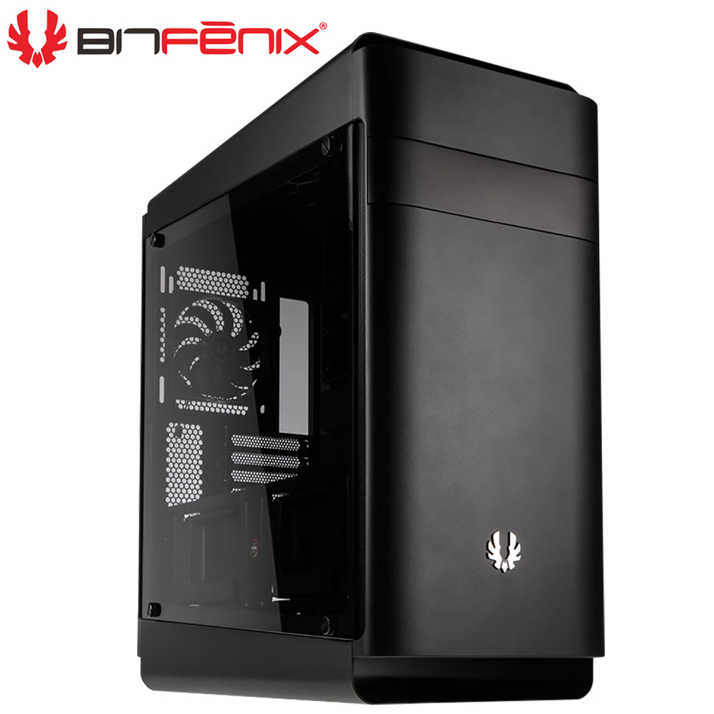 Bitfenix 火鳥shogun B 幕府將軍黑e Atx 玻璃透側電腦機殼 Bitfenix 火鳥 Yahoo奇摩購物中心