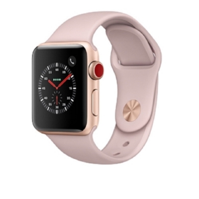 《福利品》Apple Watch S3 38鋁-金殼粉帶