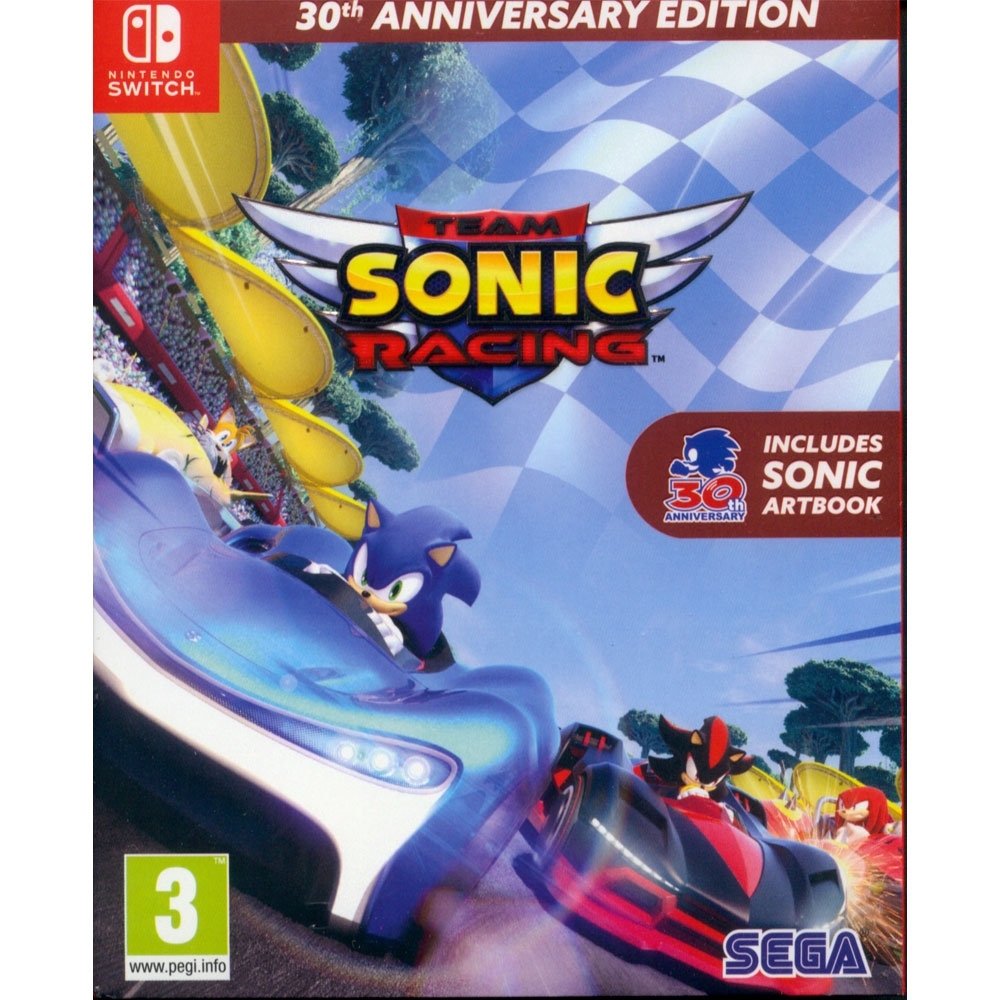 音速小子 搭檔組隊大賽車 30週年記念版 Team Sonic Racing: 30th Anniversary Edition - NS Switch 英日文歐版