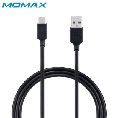 MOMAX Zero USB 至 Type-C 連接線(1M)DA16-黑