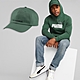 Puma 帽子 Sportswear Cap 男女款 綠 黑 棒球帽 可調整 運動帽 鴨舌帽 基本款 02403609 product thumbnail 1
