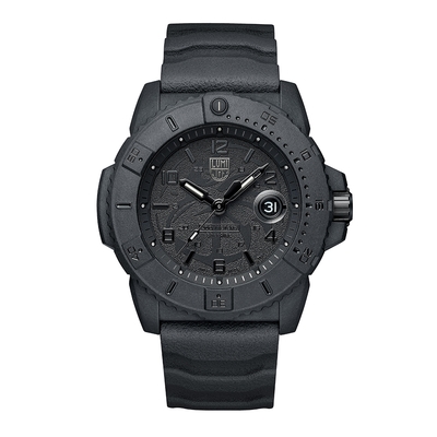 LUMINOX 雷明時U.S. Navy SEAL Foundation 海豹部隊聯名錶 – 純黑 / 3601BO-NSF