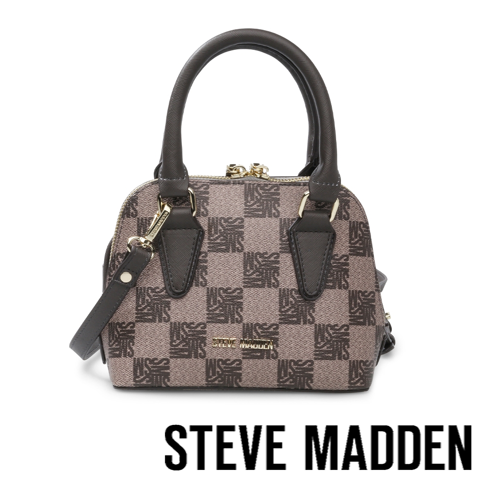 STEVE MADDEN-BHOPELOG 格紋手提側背子母包-咖啡色