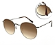 RayBan雷朋 復古圓框款 ROUND METAL 太陽眼鏡/槍-棕漸變#RB3447N 00451-53mm product thumbnail 1