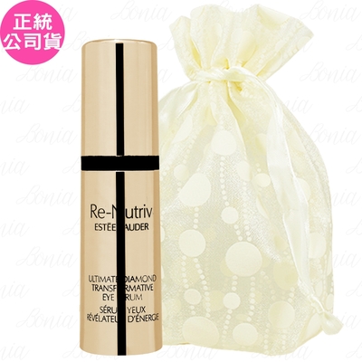 ESTEE LAUDER 雅詩蘭黛 白金級黑鑽松露奇蹟修護亮眼精萃(5ml)旅行袋組(公司貨)