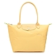 LONGCHAMP LE PLIAGE GREEN刺繡LOGO 摺疊再生尼龍長把水餃包(中款/多色任選) product thumbnail 7