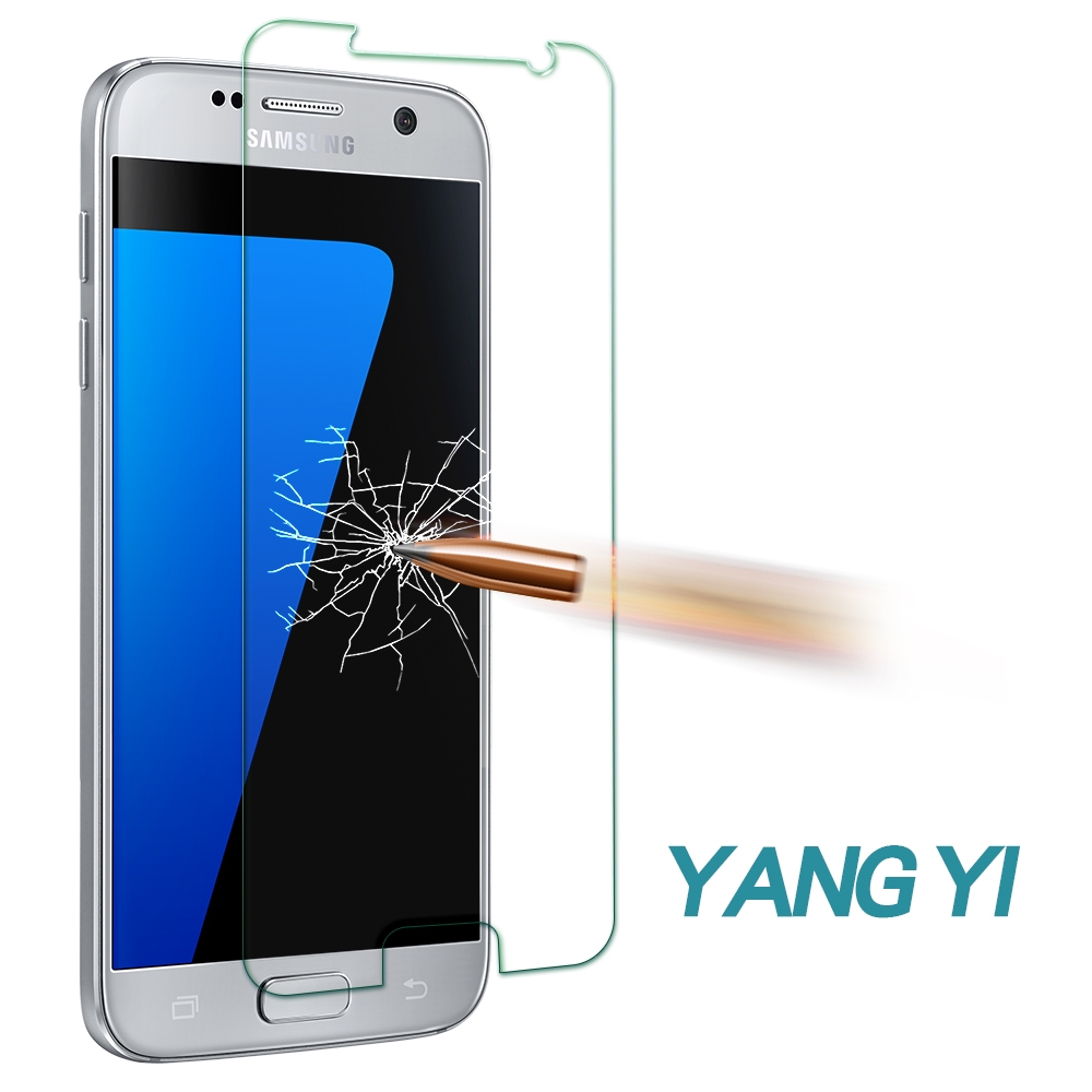 YANG YI 揚邑 Samsung S7 防爆防刮防眩 9H鋼化玻璃保護貼膜