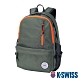 K-SWISS Sunshine Backpack休閒後背包-軍綠/橘 product thumbnail 1