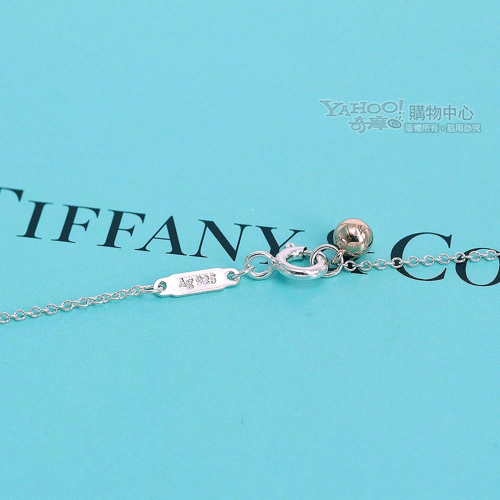 Tiffany&Co.小雛菊鑲18K黃金+925純銀項鍊| 項鍊| Yahoo奇摩購物中心