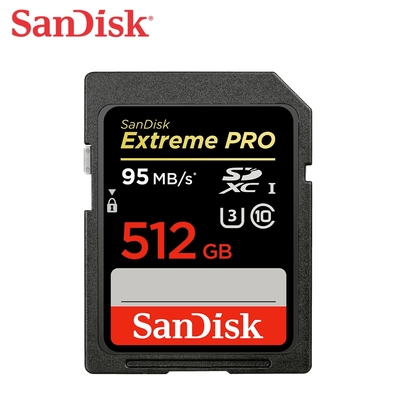 Sandisk Extreme PRO SDXC UHS-I U3 95MB/s 記憶卡 512GB (平行輸入)