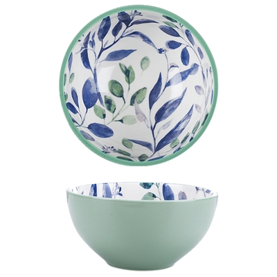 典雅莊園陶瓷系列-6吋碗-綠花