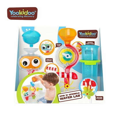 Yookidoo 以色列 洗澡/ 戲水玩具 - 大眼瀑布透視組