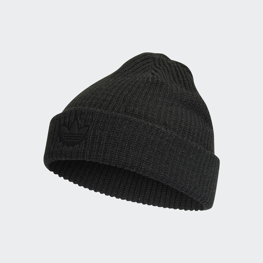 ADIDAS CON SHORT BEANI 保暖帽 -黑-HM1721