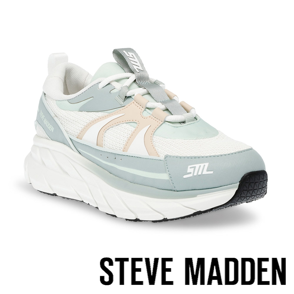 STEVE MADDEN-PROPEL 2 撞色拼接復古老爹鞋-綠色