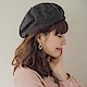 純色質感針織毛線貝蕾帽-OB大尺碼 product thumbnail 3