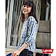 Levis 襯衫 女裝 短版7分袖 裙式下擺 袖口鬆緊帶 格紋 product thumbnail 1