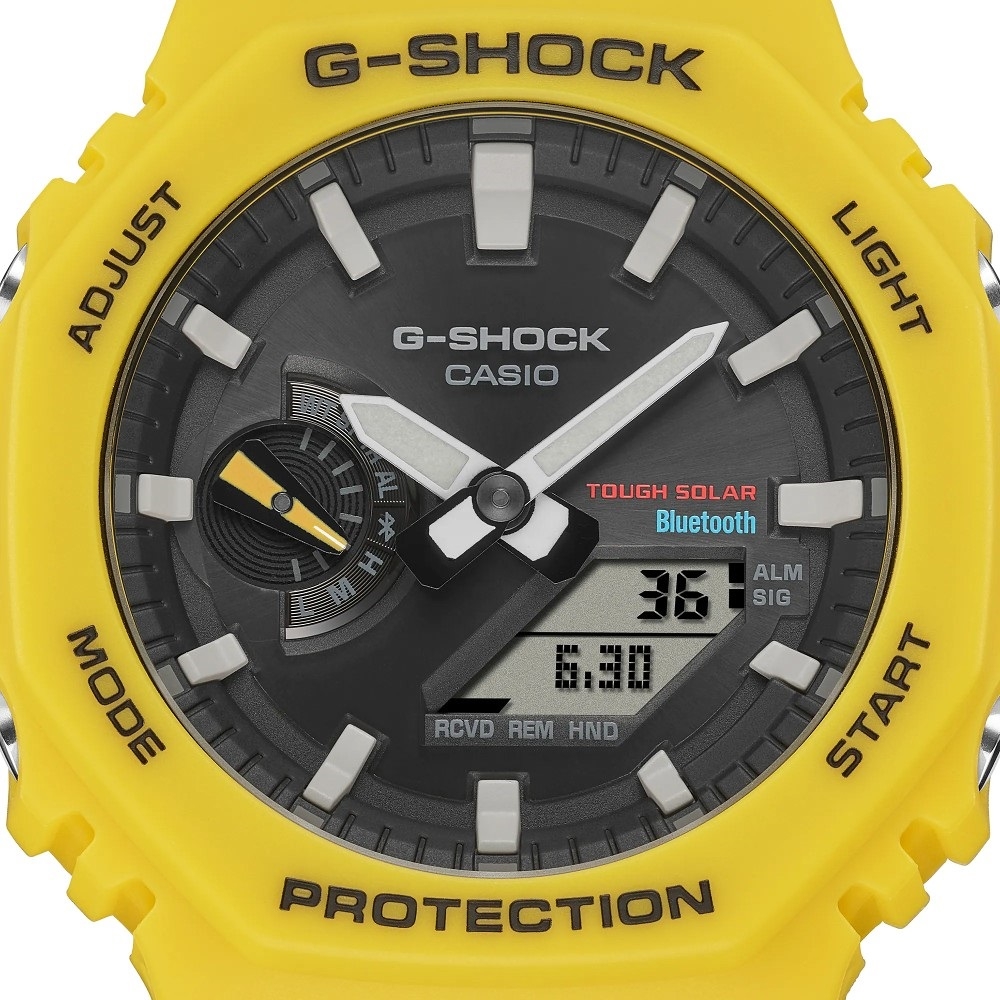 CASIO卡西歐八角藍芽連線G-SHOCK雙顯錶(GA-B2100C-9A) | G-SHOCK