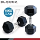 【BLADEZ】六角包膠啞鈴-10KG(二入組) product thumbnail 1