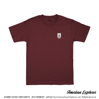 American Explorer 美國探險家 印花T恤(客製商品無法退換) 圓領 美國棉 T-Shirt 獨家設計款 棉質 短袖 -車牌