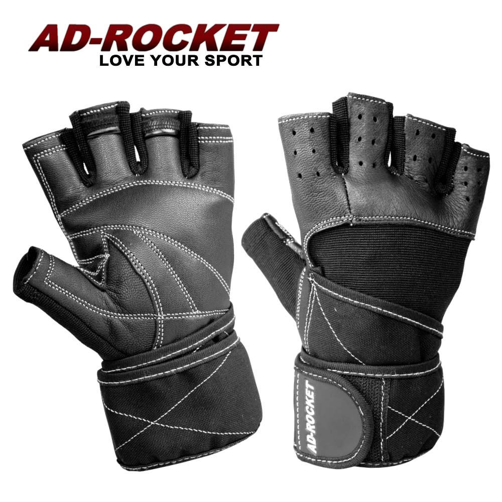 AD-ROCKET 真皮防滑透氣耐磨重訓手套 健身手套 運動手套