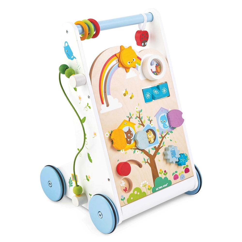 英國 Le Toy Van- Petilou系列啟蒙玩具系列-小森林嬰幼兒啟蒙學步車