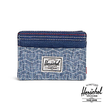 Herschel Charlie Wallet 卡夾-丹寧人字花紋