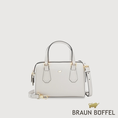 【braun buffel 德國小金牛】台灣總代理 科蘿-a-小型斜背包-米白/bf834-35-bg