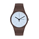 SWATCH New Gent 原創系列手錶LAKI 可可棕(41mm) product thumbnail 1