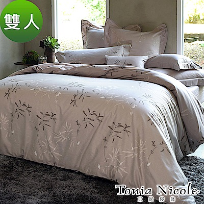 (活動)Tonia Nicole東妮寢飾 嵐山小徑環保印染精梳棉兩用被床包組(雙人)