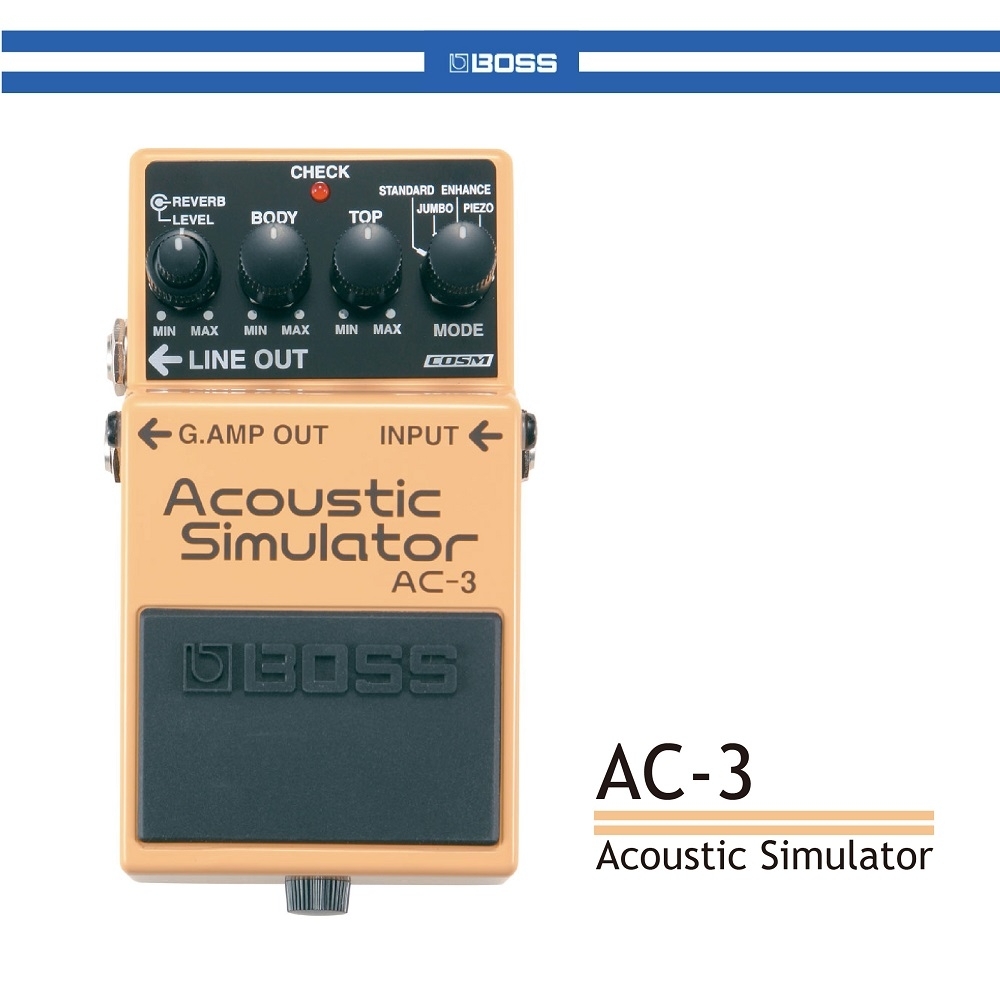 BOSS AC-3木吉他模擬效果器