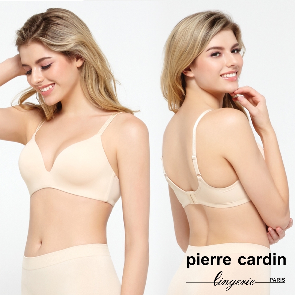 【pierre cardin 皮爾卡登女性內衣】極簡主義無鋼圈內衣-B罩-膚色