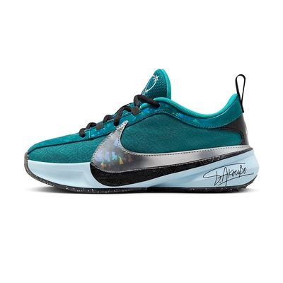 Nike FREAK 5 SE GS 女鞋 大童 藍綠色 字母哥 全明星 訓練 籃球 運動 休閒 籃球鞋 FN1356-300