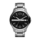 A│X Armani Exchange 城市旅人格紋紳士腕錶-銀X黑-AX2103-46mm product thumbnail 1