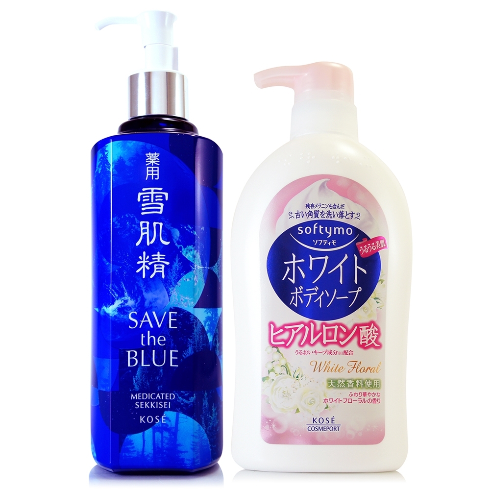 *KOSE高絲 雪肌精化妝水500ml(限定加大版)贈絲芙蒂水嫩透白沐浴乳600ml