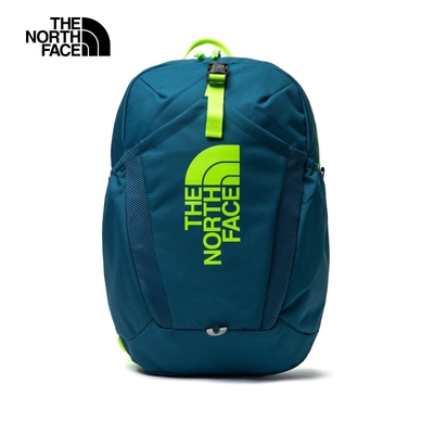 【The North Face 官方旗艦】北面兒童藍色防潑水大容量後背包｜52VXYBI