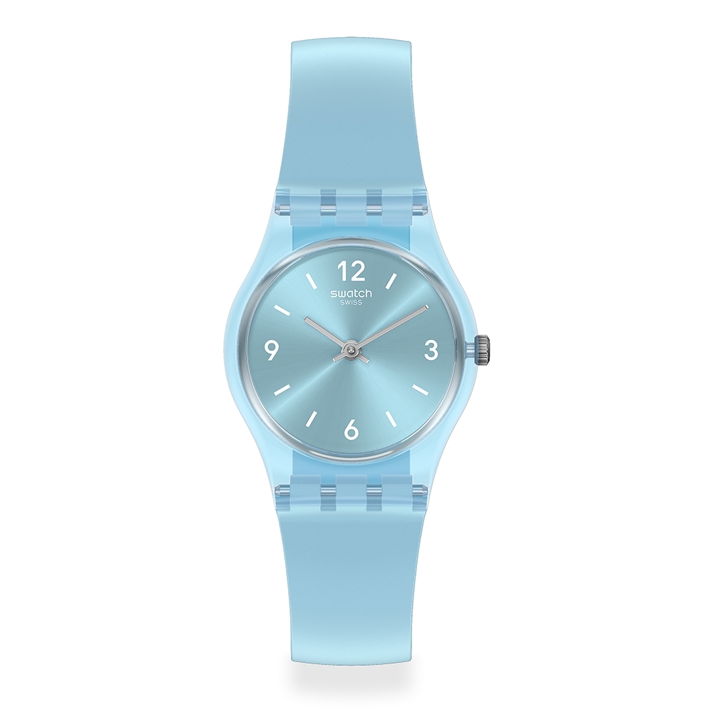 Swatch 原創系列手錶 FAIRY FROSTY 夢幻冰霜藍-25mm