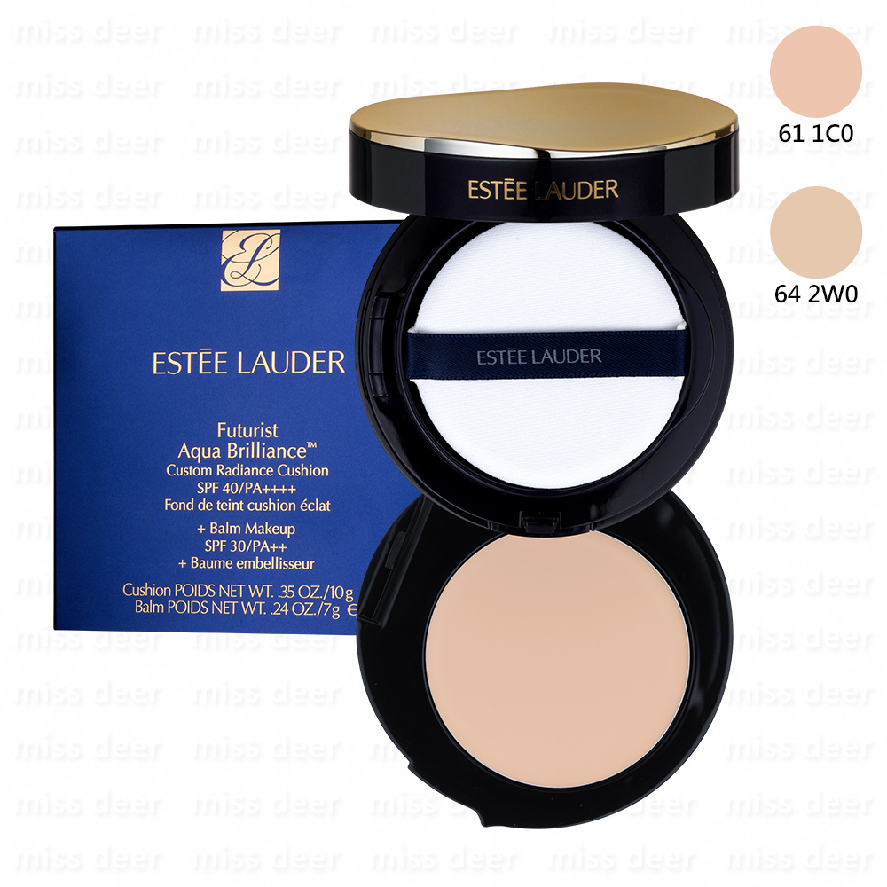 *ESTEE LAUDER 粉保濕訂製雙效氣墊粉餅(粉霜7g/氣墊粉餅10g)