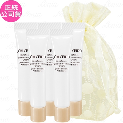 SHISEIDO 資生堂 激彈密澎澎霜(5ml)*5旅行袋組(公司貨)