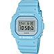 G-SHOCK 經典5600系列柔和粉霧色彩休閒電子錶-藍(DW-5600SC-2)/42.8mm product thumbnail 1