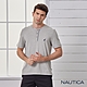 Nautica 男裝 簡約修身質感短袖T恤-灰色 product thumbnail 1