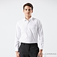 【ROBERTA 諾貝達】男裝 質感條紋白色長袖襯衫( 休閒商務款) product thumbnail 1