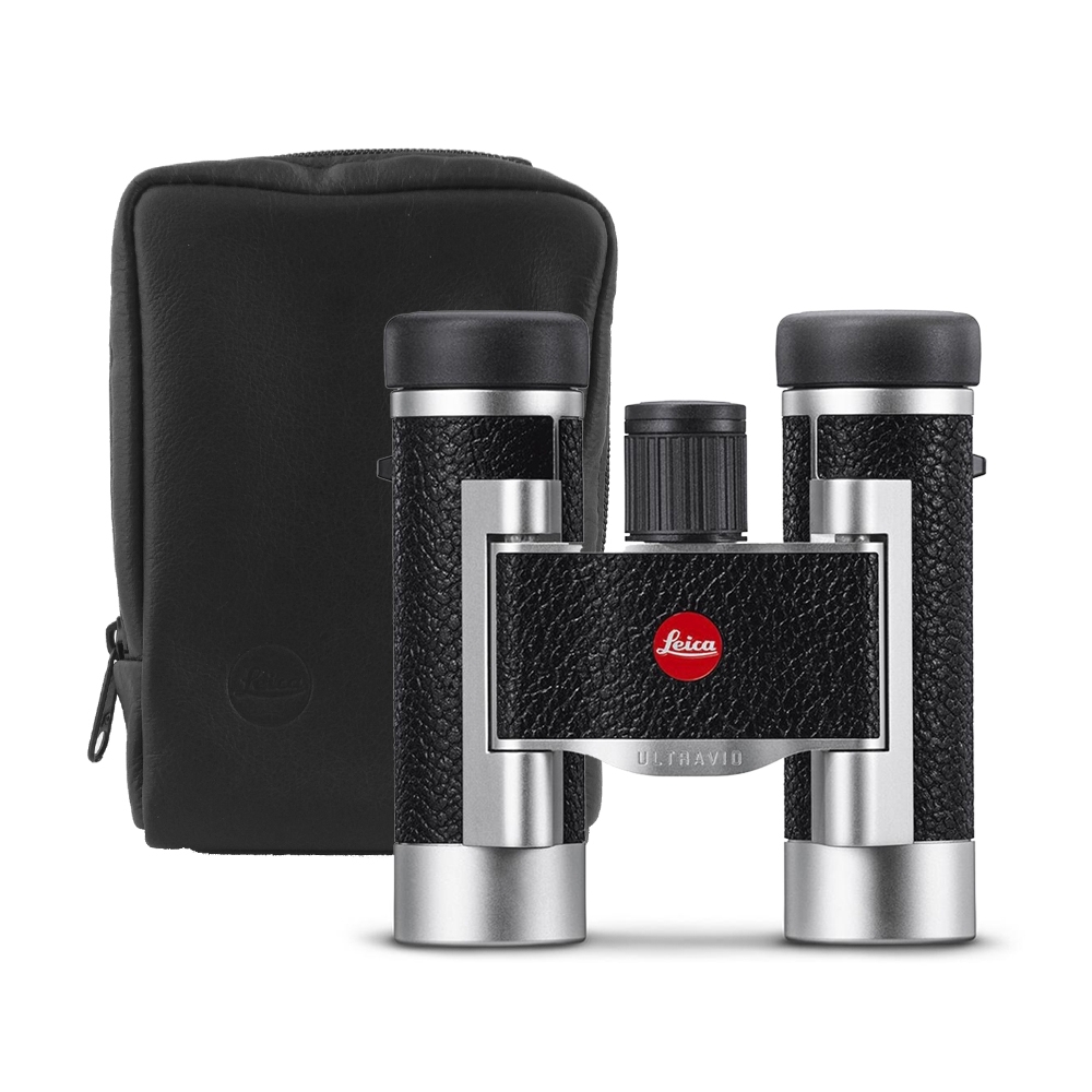 2019全新版! LEICA ULTRAVID 8X20 徠卡皮革雙筒望遠鏡-銀