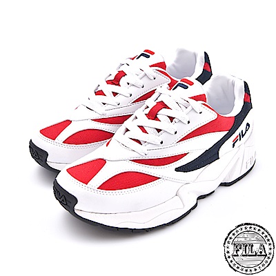 FILA 韓版老爹鞋 拼接復古 休閒鞋 4 J027T 122