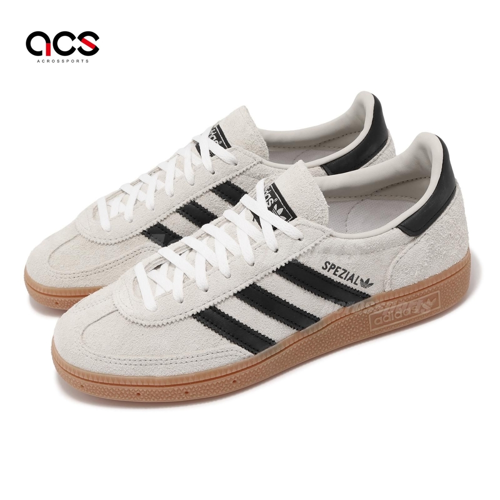 adidas 休閒鞋 Handball Spezial W 女鞋 白 黑 皮革 麂皮 復古 生膠 愛迪達 IF6562