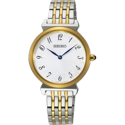 SEIKO 精工 CS系列 經典時尚石英腕錶-女錶(SFQ800P1)30mm SK008