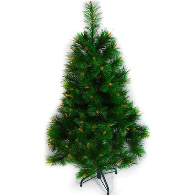 摩達客 耶誕-台灣製4呎/4尺(120cm)特級綠松針葉聖誕樹裸樹 (不含飾品)(不含燈)(本島免運費)